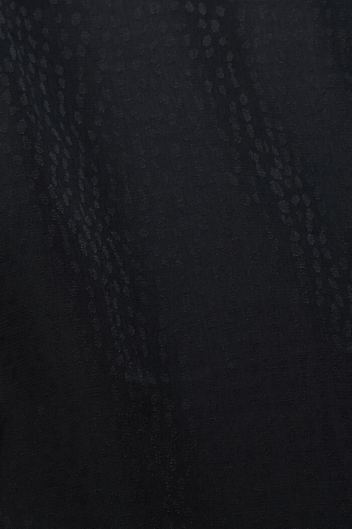 Gemusterte Bluse in Satinoptik, BLACK, detail image number 5