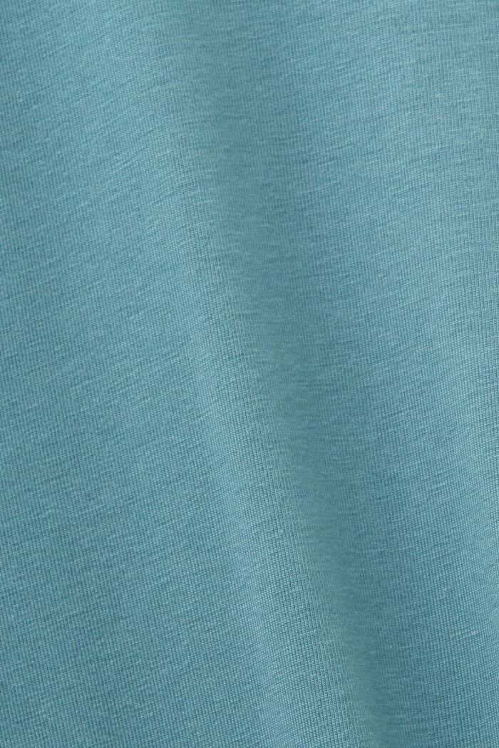 Langes Pyjama-Set aus Jersey, NEW TEAL BLUE, detail image number 4