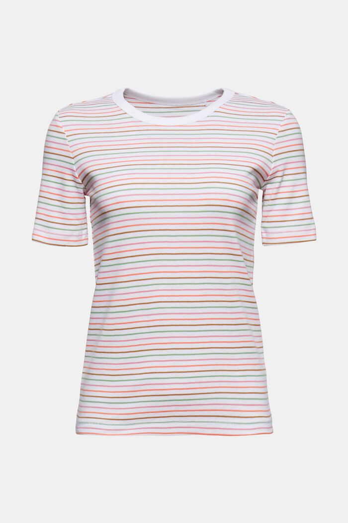 Streifen-Shirt aus 100% Bio-Baumwolle, WHITE, detail image number 6