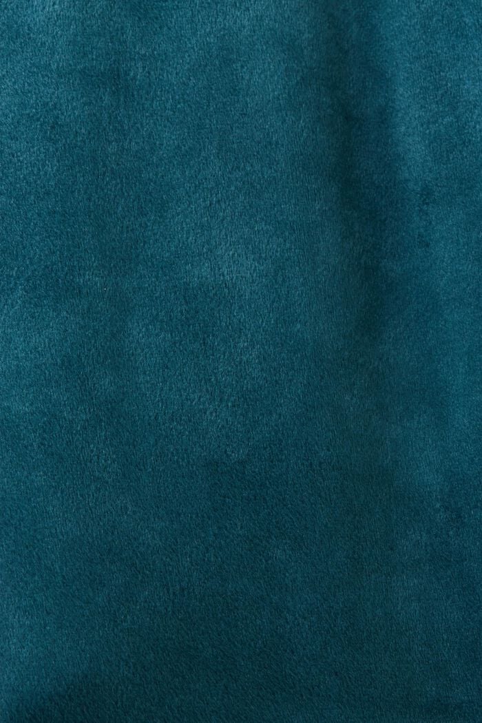 Loungewear-Hose aus Samt, PETROL BLUE, detail image number 4