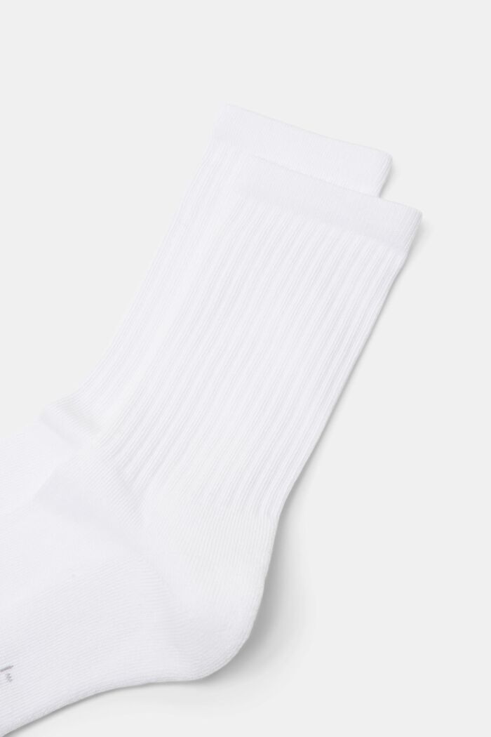 2er-Pack Socken im Rippdesign, WHITE, detail image number 2