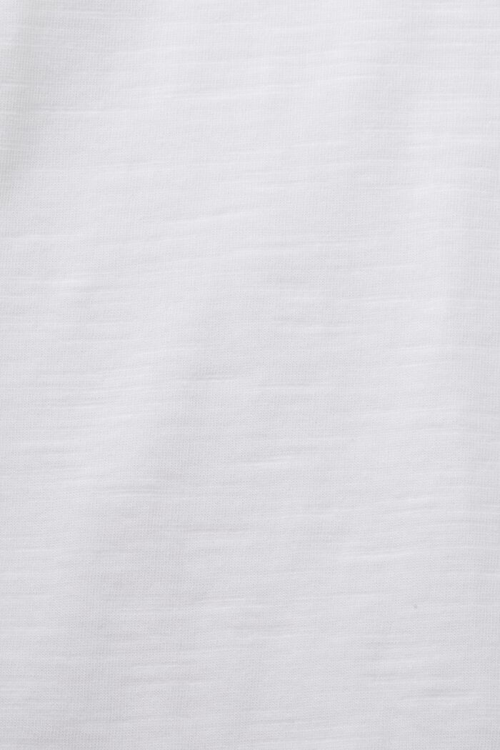 Longsleeve, 100 % Baumwolle, WHITE, detail image number 5