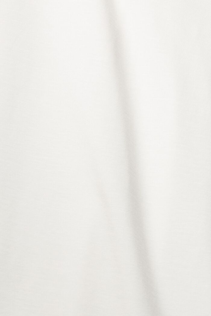 T-Shirt mit V-Ausschnitt, TENCEL™, OFF WHITE, detail image number 6
