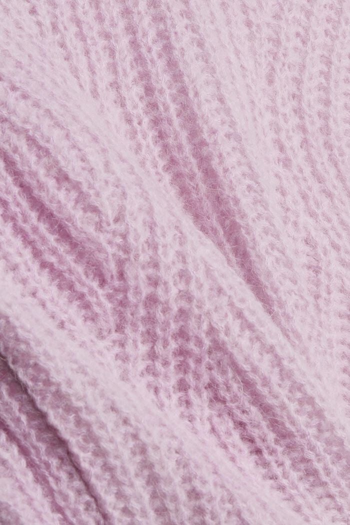 Mit Alpaka: Musterstrick-Pullover, PINK, detail image number 4