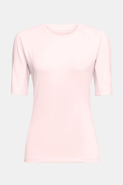 Recycelt: Active-T-Shirt mit E-DRY, LIGHT PINK, overview