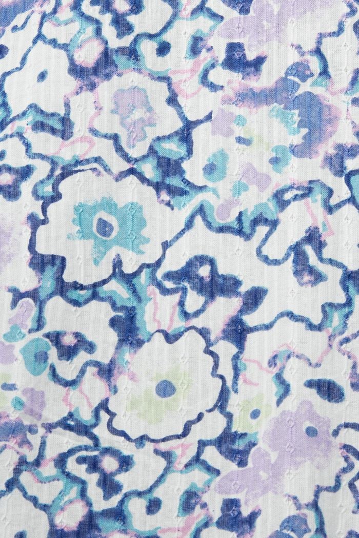 Minikleid mit floralem Allover-Muster, WHITE, detail image number 5
