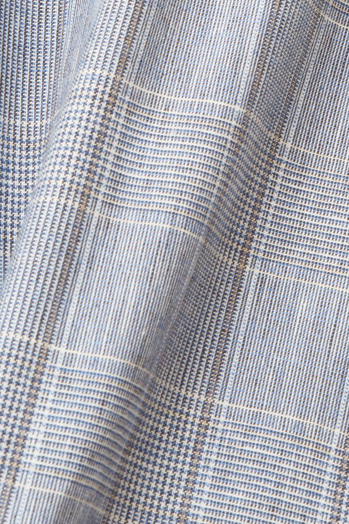 Karo-Anzughose in schmaler Passform, LIGHT BLUE, detail image number 6
