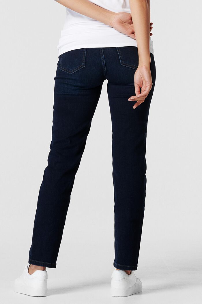 Stretch-Jeans mit Überbauchbund, DARK WASHED, detail image number 1