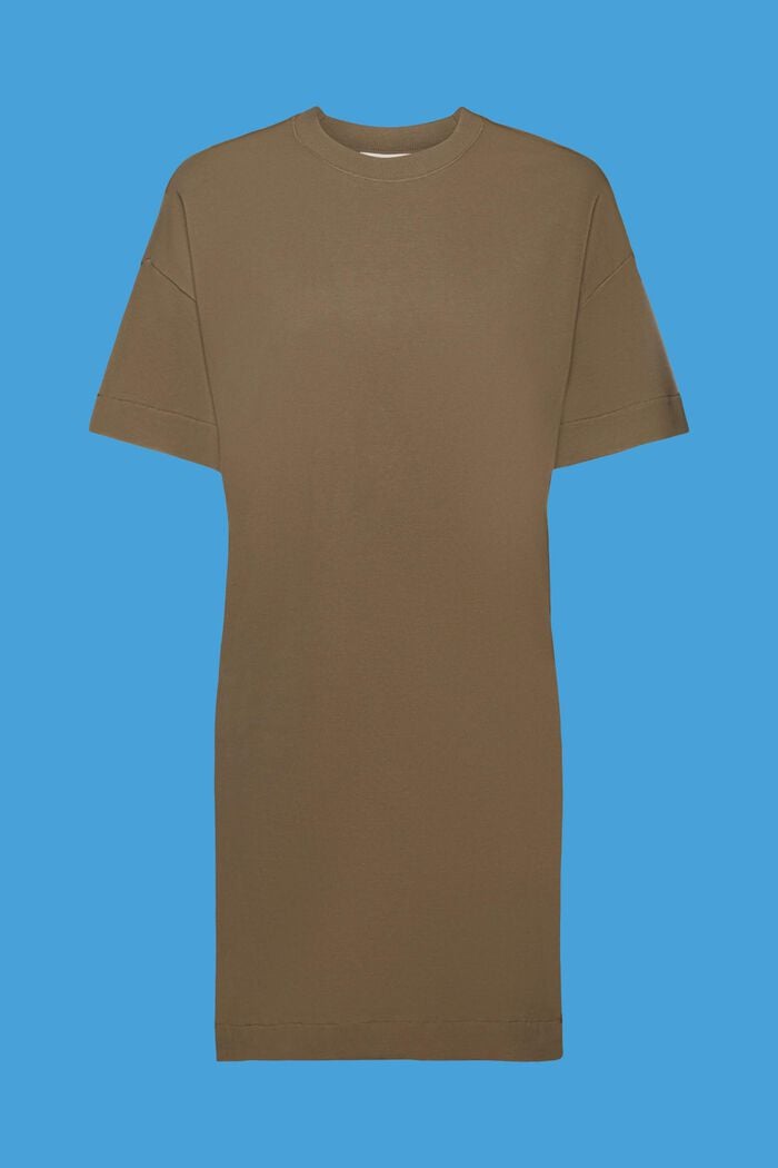 Kleid aus Jersey, KHAKI GREEN, detail image number 6