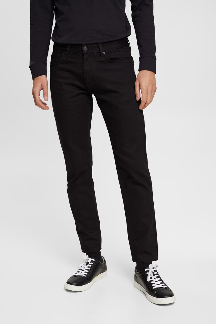 Slim-Fit-Jeans, BLACK RINSE, detail image number 0