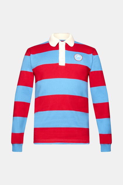 Gestreiftes Rugby-Polo