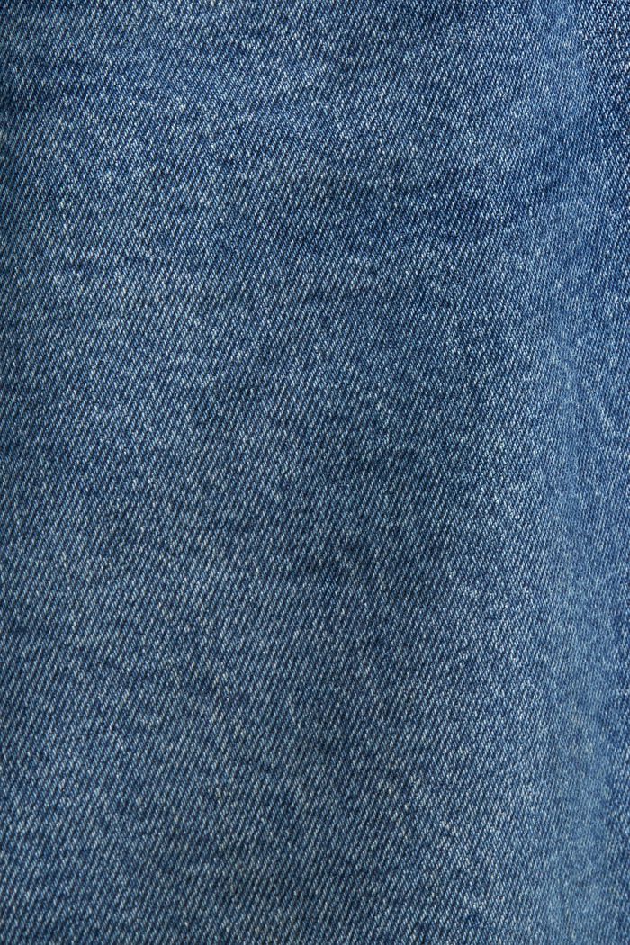 Gerade Jeans mit mittelhohem Bund, BLUE MEDIUM WASHED, detail image number 5
