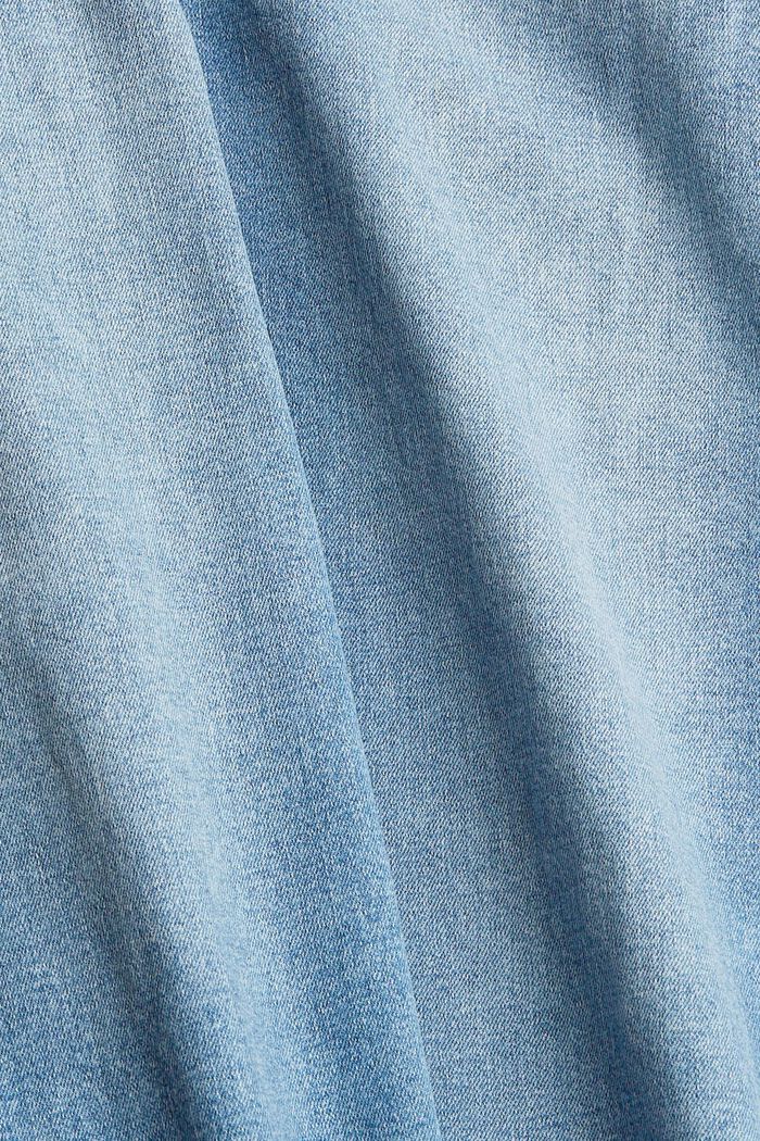 Stretch-Jeans aus Bio-Baumwolle, BLUE LIGHT WASHED, detail image number 7