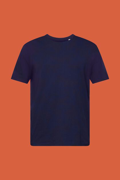 Rundhals-T-Shirt, 100 % Baumwolle