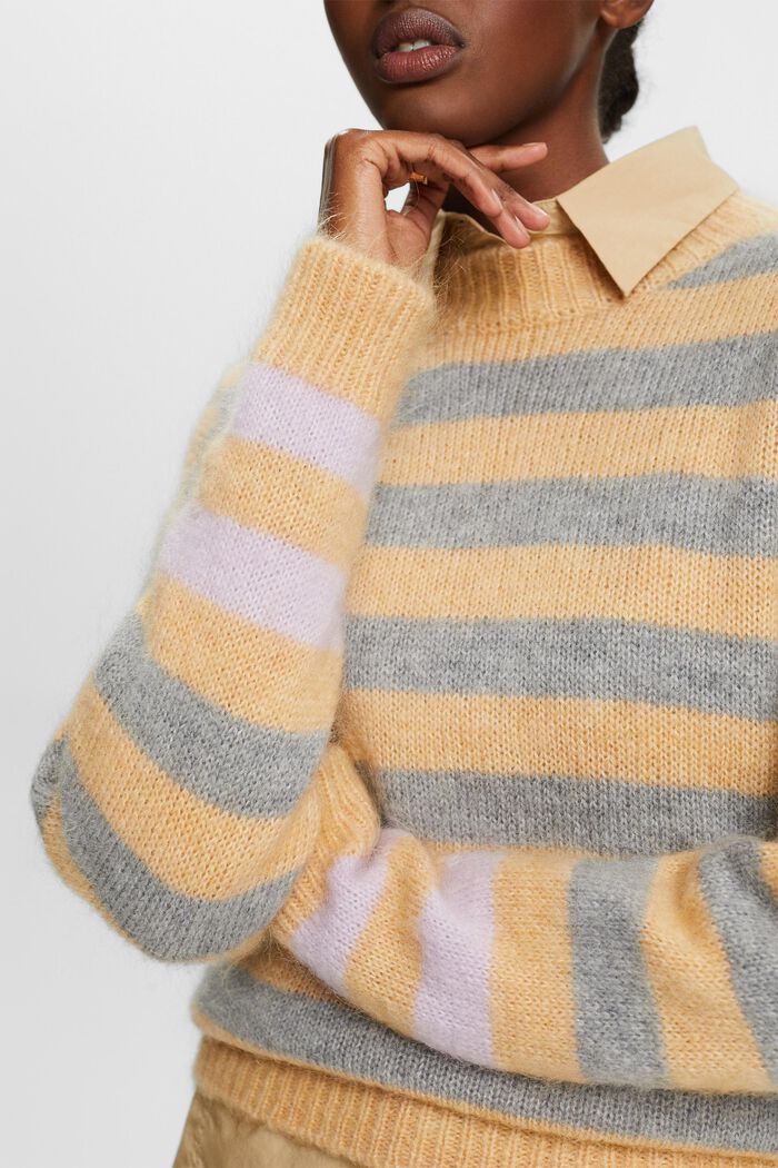 Wollmix-Pullover mit Mohair, DUSTY NUDE, detail image number 2