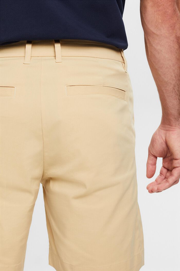 Chino-Shorts aus Stretch-Twill, SAND, detail image number 3