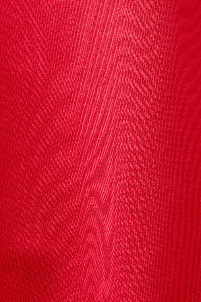 Unisex Logo-Sweathose aus Baumwollfleece, RED, detail image number 6