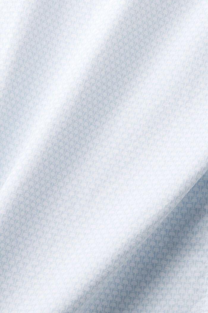 Schmal geschnittenes Hemd mit Allover-Dessin, WHITE, detail image number 4