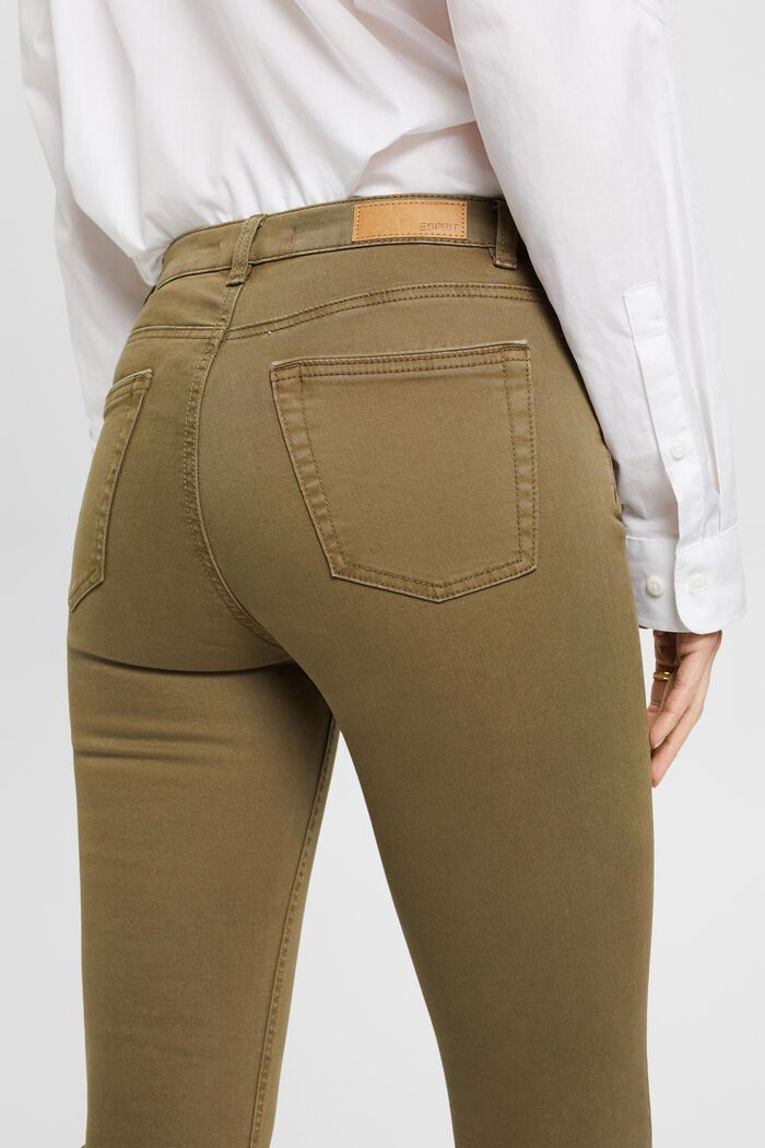 Capri-Jeans, Mid-Rise, KHAKI GREEN, detail image number 2