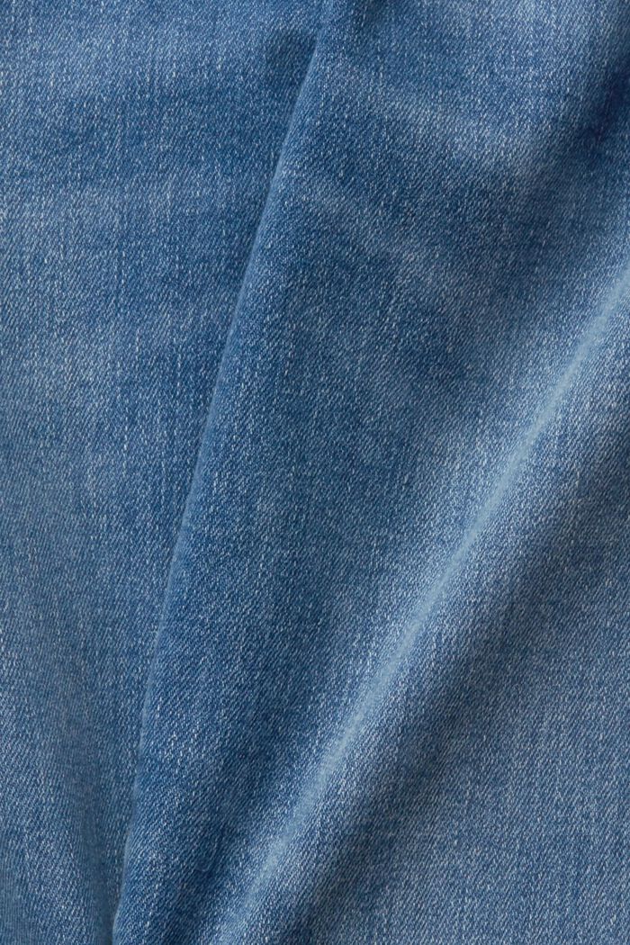 Mid-Rise-Stretchjeans in schmaler Passform, BLUE MEDIUM WASHED, detail image number 5