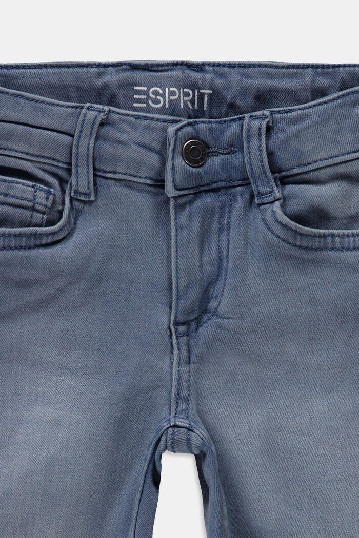 Jeans-Shorts mit Verstellbund, BLUE BLEACHED, detail image number 2