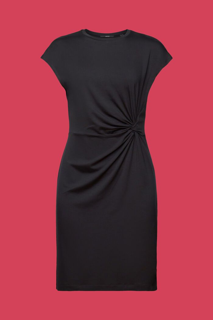 Jerseykleid, LENZING™ ECOVERO™, ANTHRACITE, detail image number 6