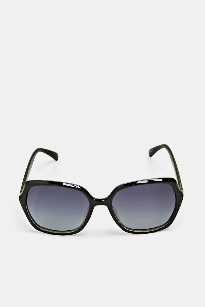 Statement-Sonnenbrille mit großen Gläsern, BLACK, detail image number 2