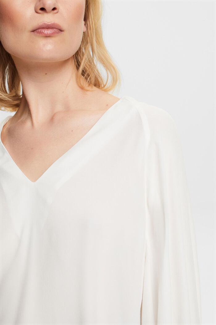 ESPRIT - Bluse mit V-Ausschnitt in unserem Online Shop