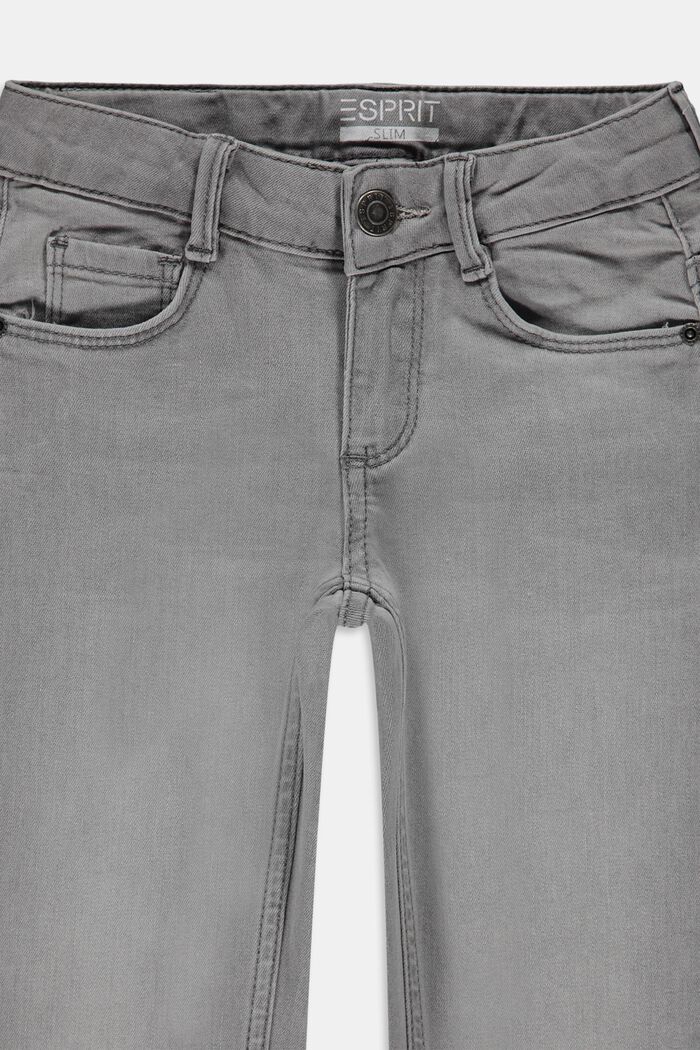 Jeans mit Verstellbund, GREY MEDIUM WASHED, detail image number 2