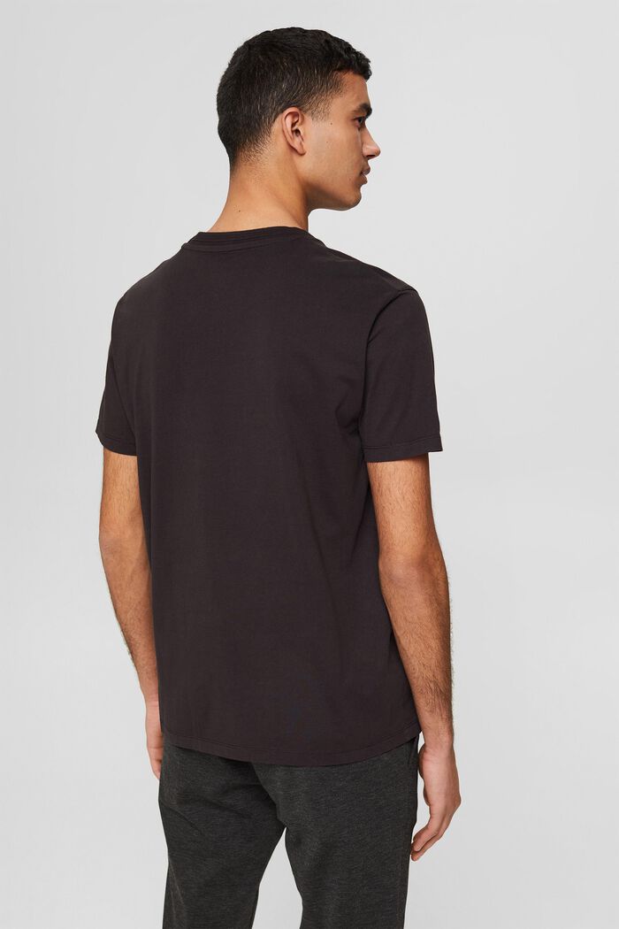 Jersey-T-Shirt mit Brusttasche, BLACK, detail image number 3