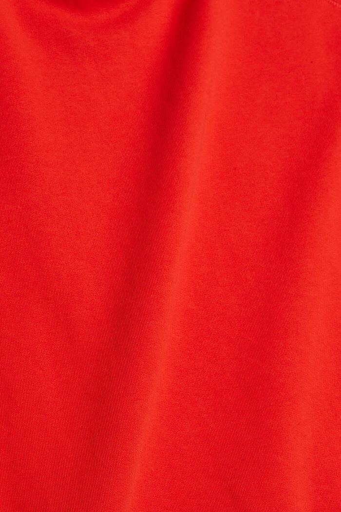 Sweatshirt aus 100% Baumwolle, ORANGE RED, detail image number 4