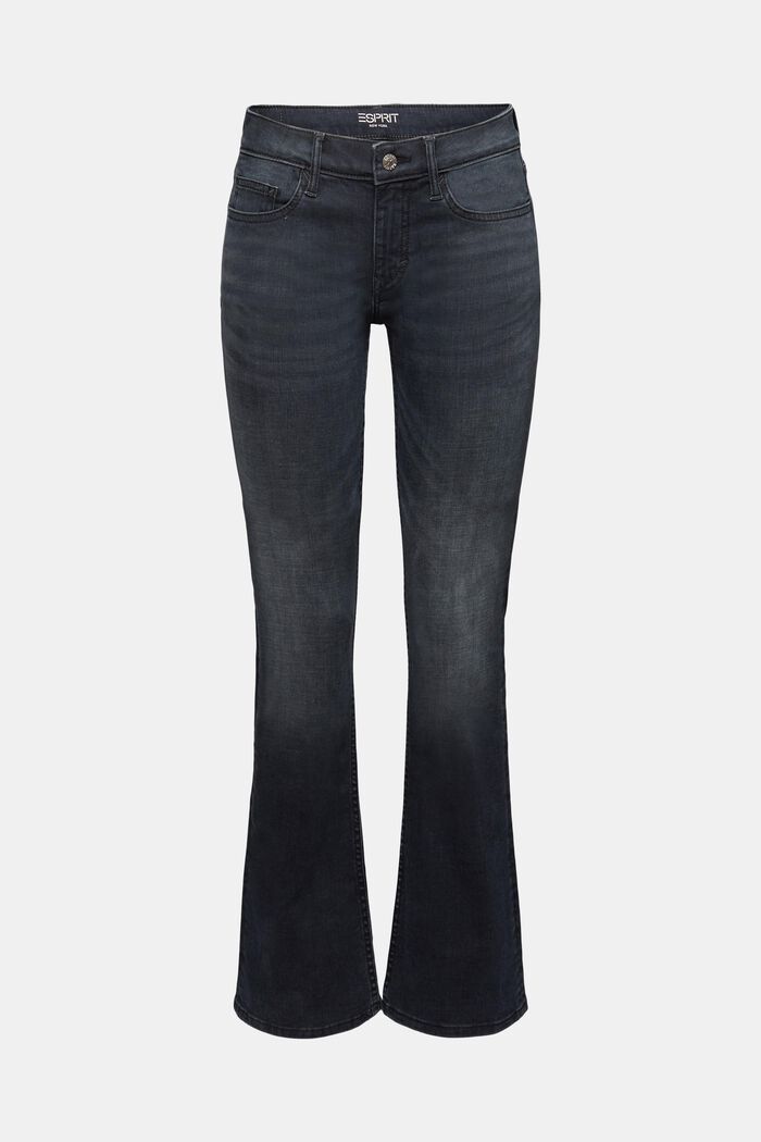 Bootcut-Jeans mit mittelhohem Bund, GREY DARK WASHED, detail image number 6