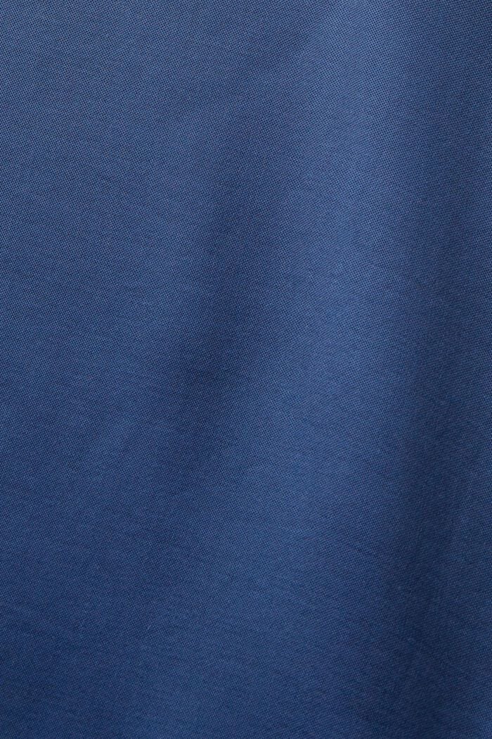 Satinbluse mit geknöpfter Front, GREY BLUE, detail image number 5