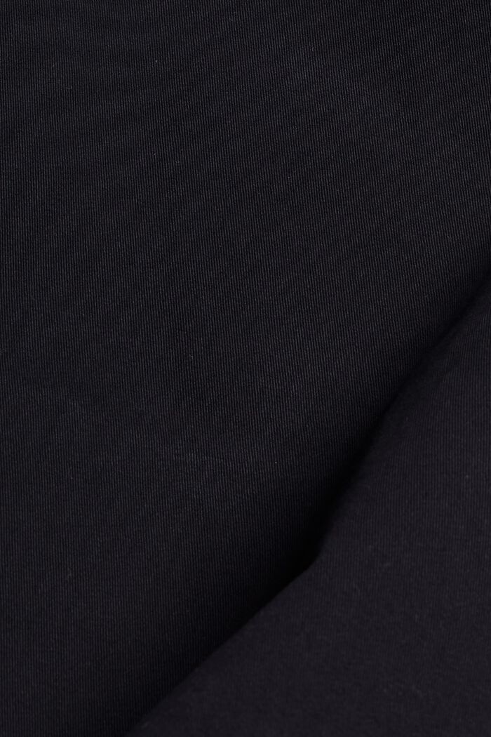 Gerade Chino aus Organic Cotton, BLACK, detail image number 5