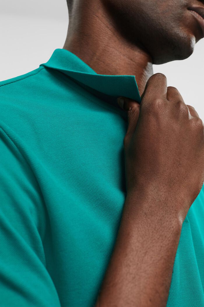 Slim Fit Poloshirt, EMERALD GREEN, detail image number 2