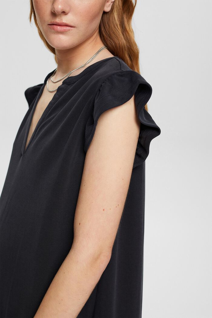 Jersey-Kleid mit TENCEL ™, BLACK, detail image number 2
