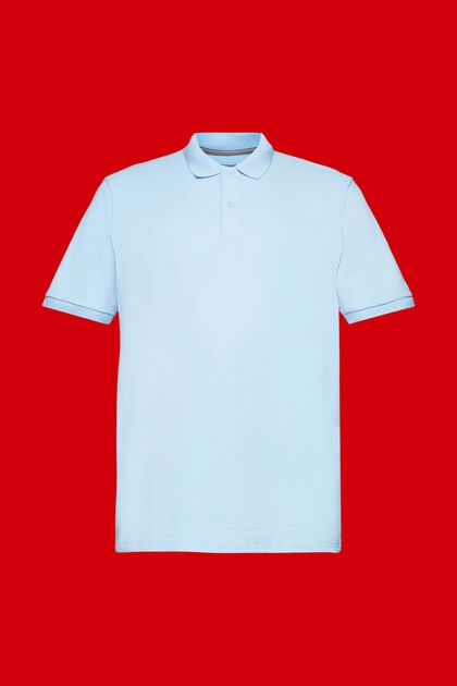 Slim-Fit-Poloshirt aus Baumwoll-Piqué