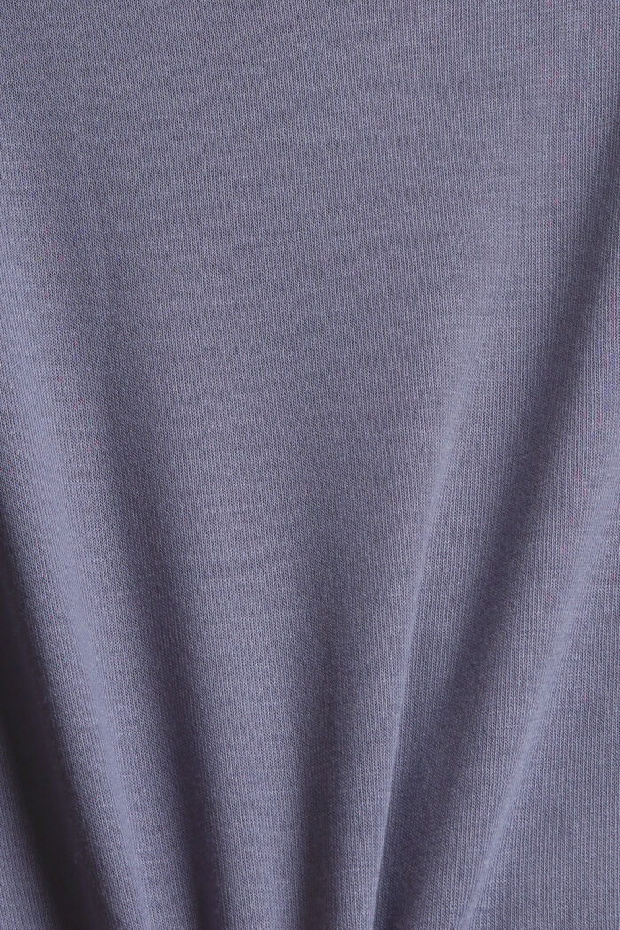 Recycelt: Hoodie mit kurzen Ärmeln, GREY BLUE, detail image number 4