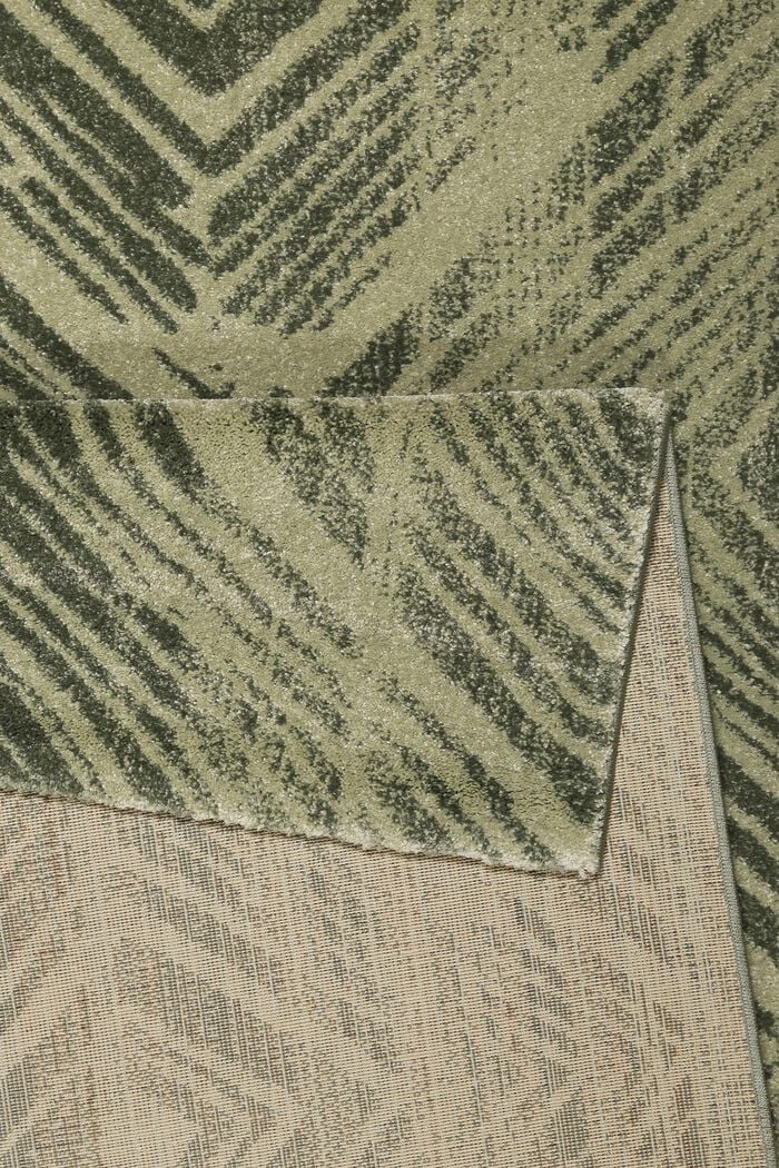 Kurzflor-Teppich mit geometrischem Muster, GREEN, detail image number 2