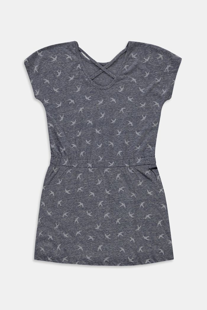 Jersey-Kleid mit Print, GREY, detail image number 1