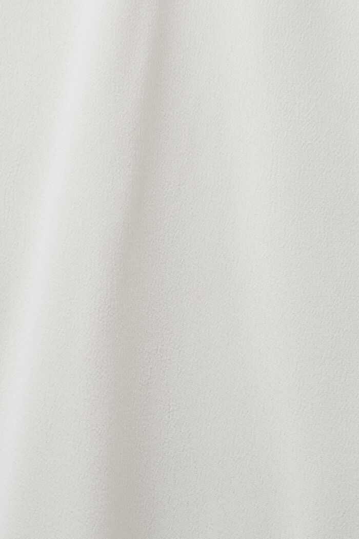 Basic-Bluse mit V-Ausschnitt, OFF WHITE, detail image number 5