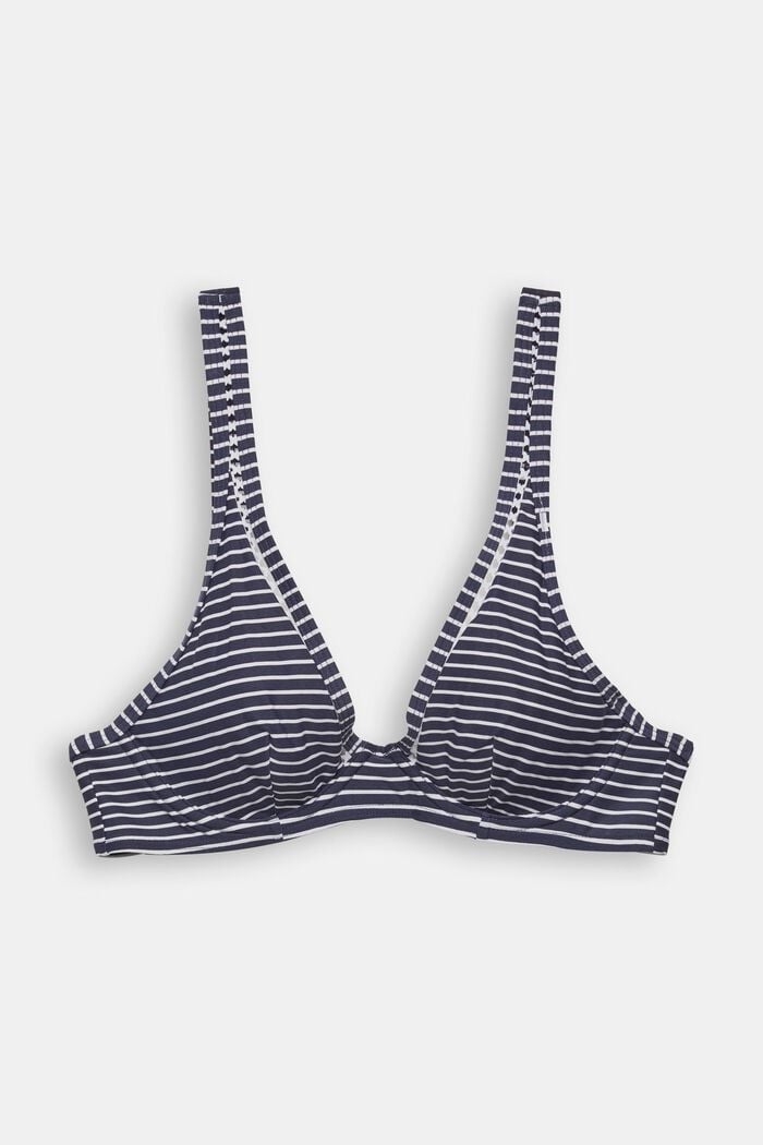 Women Bikini-Oberteile | Recycelt: Unwattiertes Bügel-Top mit Streifen - XO36728