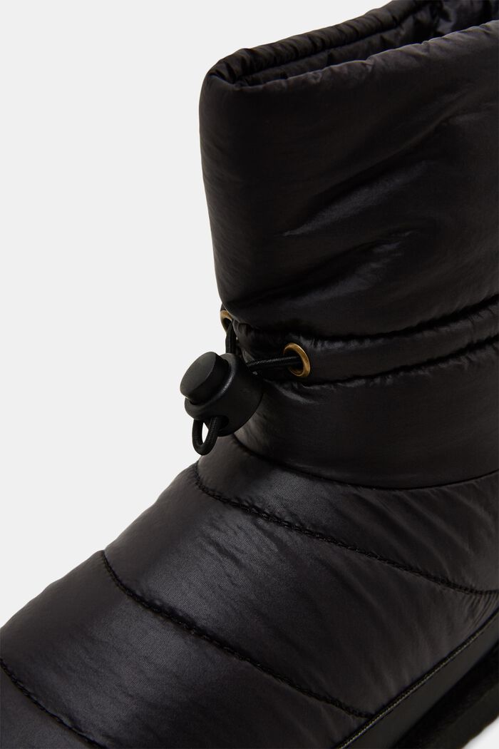 Gepolsterte Boots, BLACK, detail image number 3
