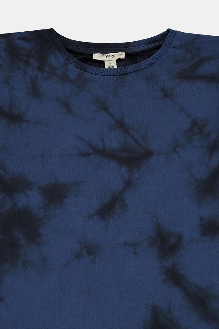 T-Shirt in Batik-Optik, BLUE, detail image number 2