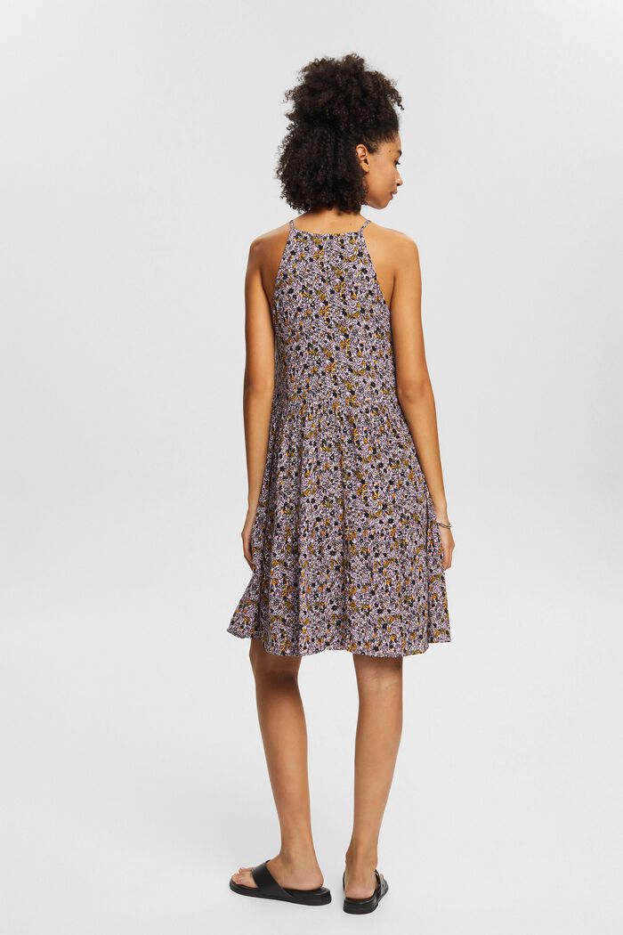 Kleid mit floralem Muster, LENZING™ ECOVERO™, OLIVE, detail image number 4