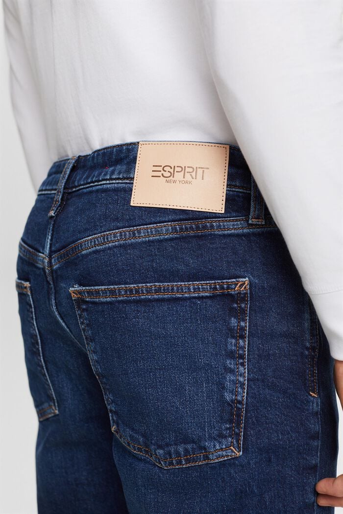 Recycelt: Jeans mit gerader Passform, BLUE DARK WASHED, detail image number 2