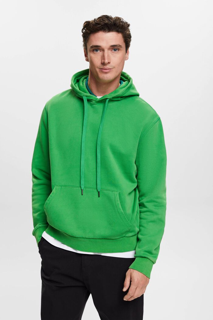 Sweatshirt mit Kapuze, GREEN, detail image number 0