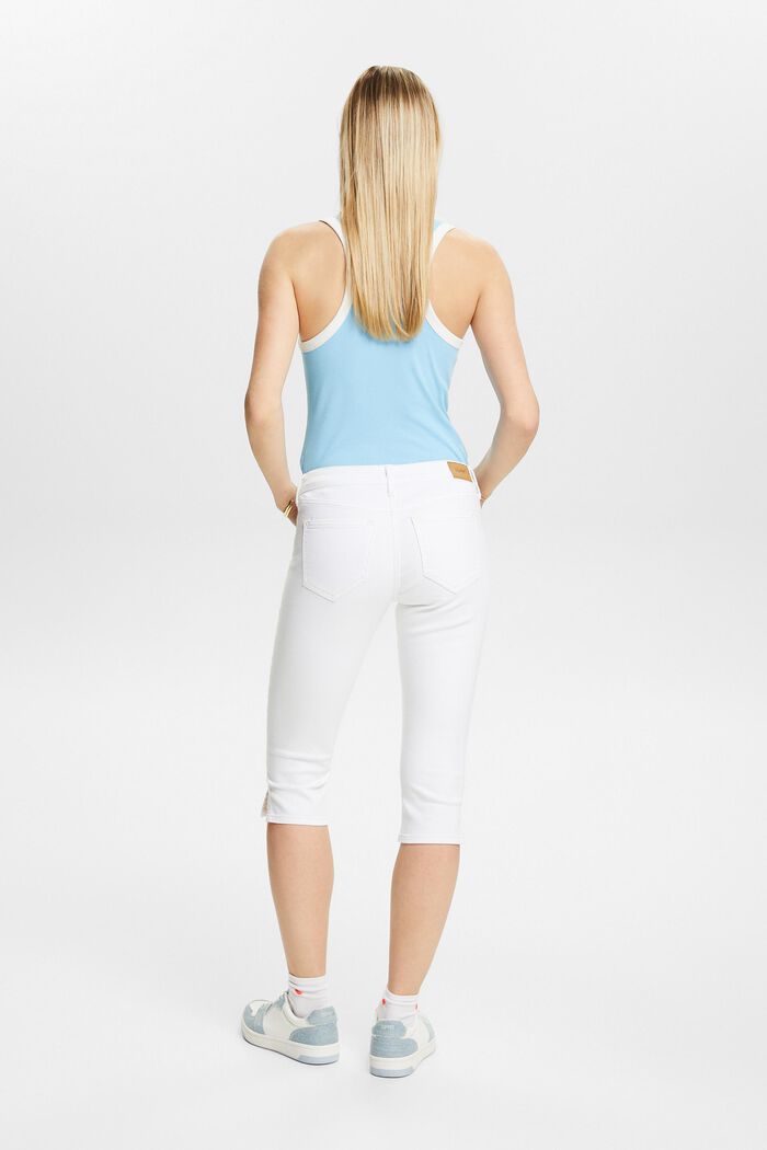 Capri-Jeans in Zwischenlänge, WHITE, detail image number 3