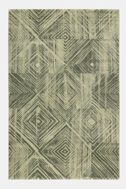 Kurzflor-Teppich mit geometrischem Muster