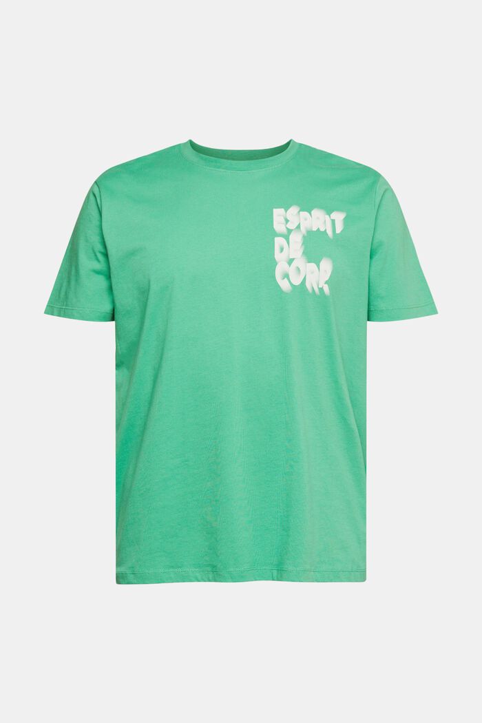 Jersey-T-Shirt mit Print, GREEN, detail image number 5